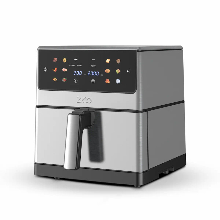 سرخ کن بدون روغن ZC-9080 با سینی بزرگ 8 لیتری.