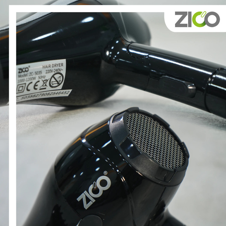 نمایش تکنولوژی یون منفی در سشوار ZICO ZC-5035