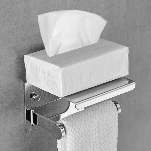 نصب آسان جای دستمال توالت تنها با چند پیچ و رولپلاک.