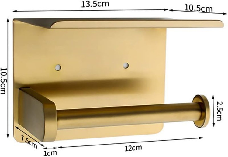 اندازه و سایز جای دستمال توالت