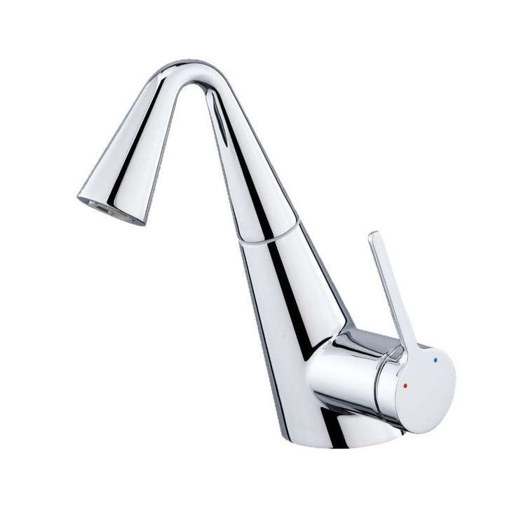 کلید کنترل ساده و اهرم کاربرپسند شیر روشویی Hyshin شاوری.