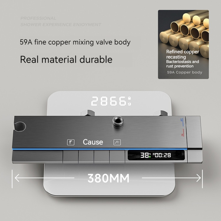 پنل دوش هوشمند استیل ضد زنگ