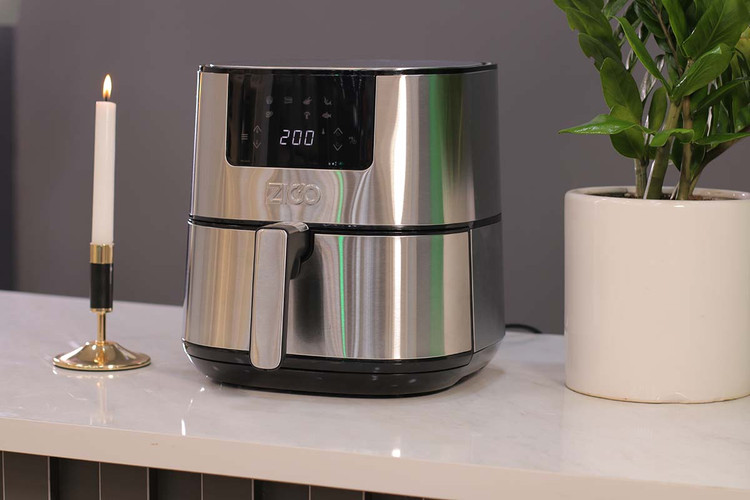 سرخ کن بدون روغن ZC-9065 برند ZC در حال کار