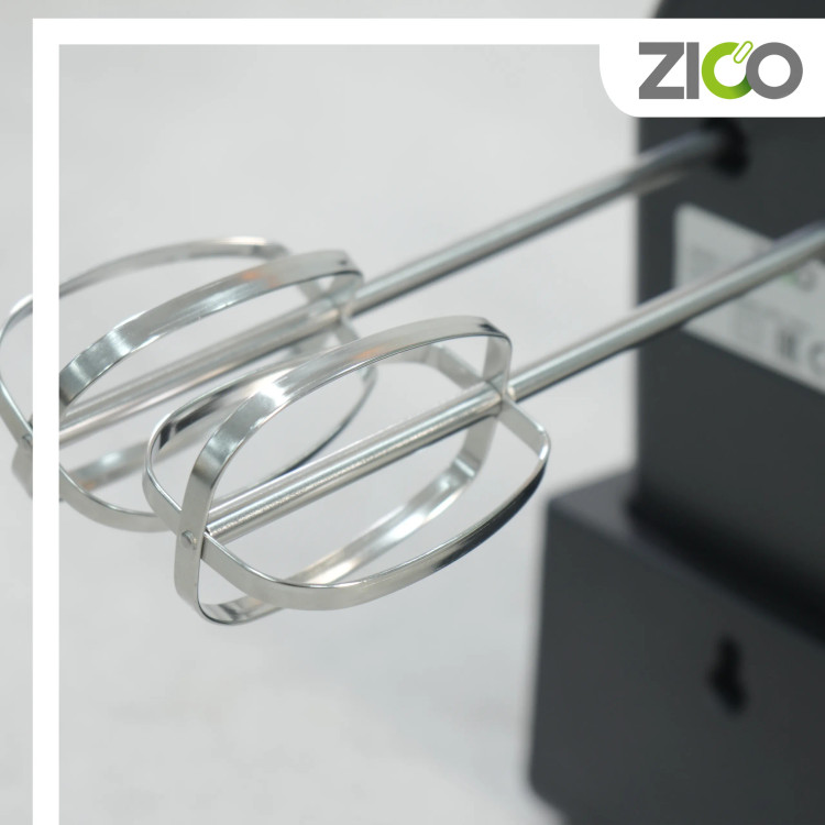 نمای نزدیک از سری همزن استیل ضدزنگ مدل ZC-8801