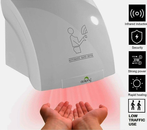 نمای نزدیک از سنسور مادون قرمز دست خشککن هوشمند بریمیکس