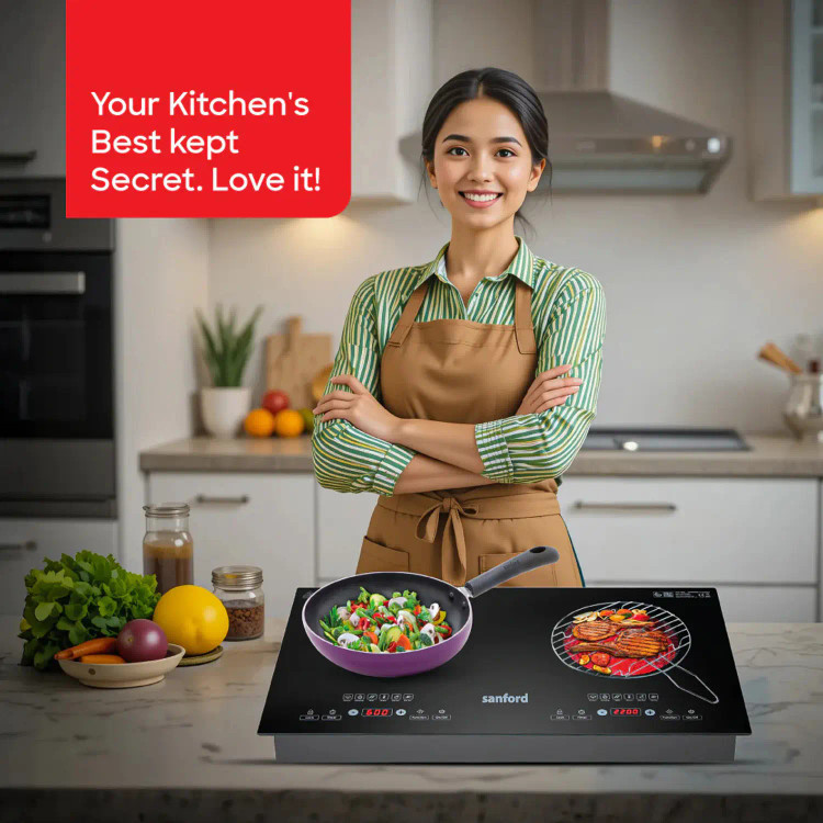 اجاق برقی بدون گاز سنفورد مناسب آپارتمان