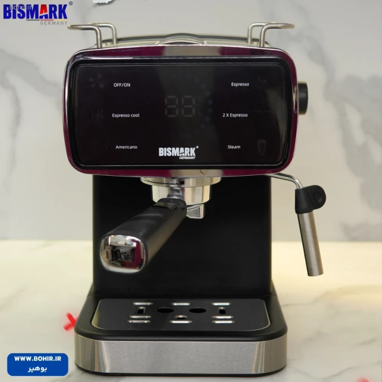 نمای فوم شیر در اسپرسوساز بیسمارک BM2291