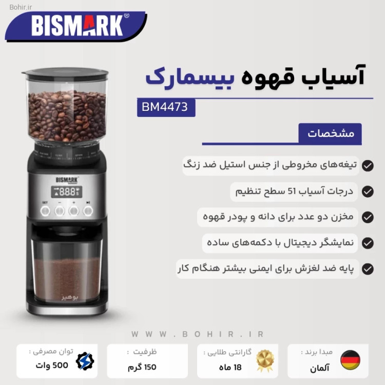 نمای قسمت قفل ایمنی بیسمارک BM4473