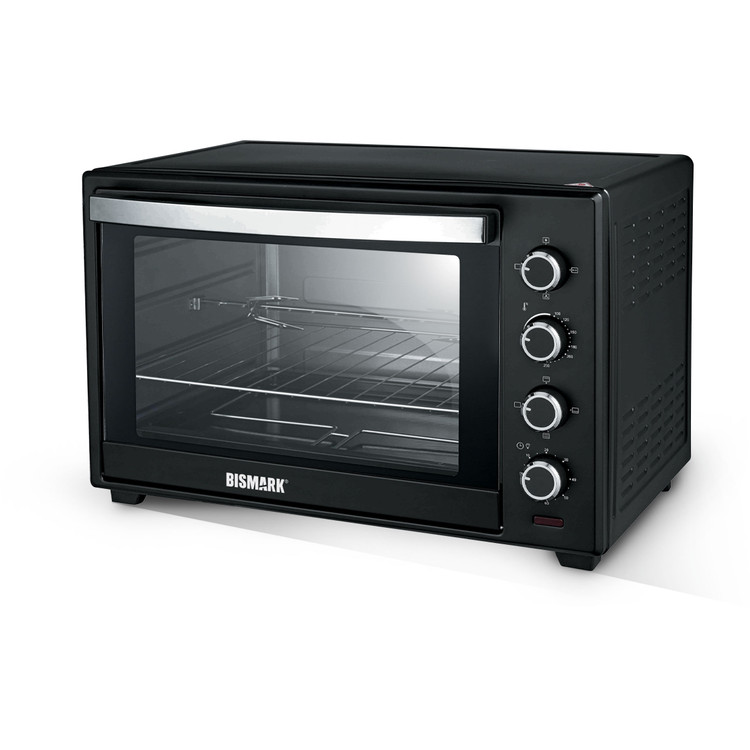 آون توستر 48 لیتری بیسمارک مدل BM2358 روی کابینت آشپزخانه