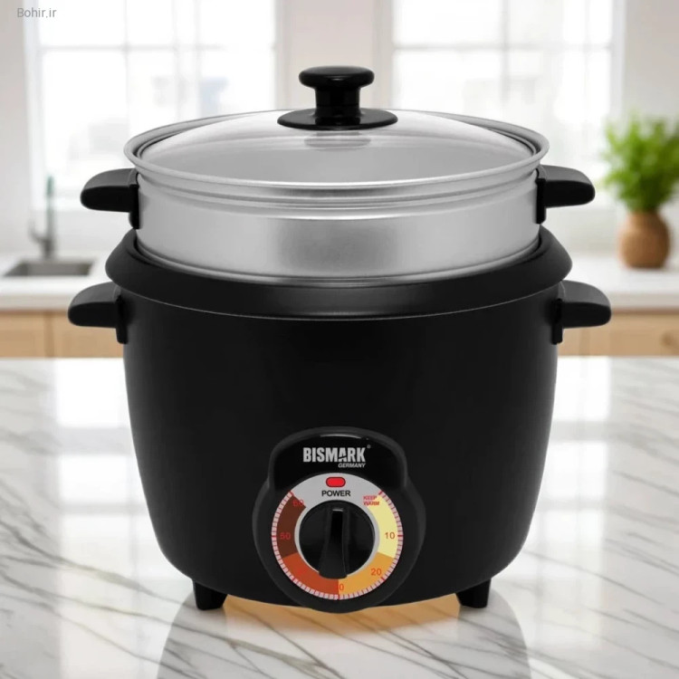 دکمه پیچی ولومی تنظیم درجه رنگ تهدیگ در پلوپز بیسمارک