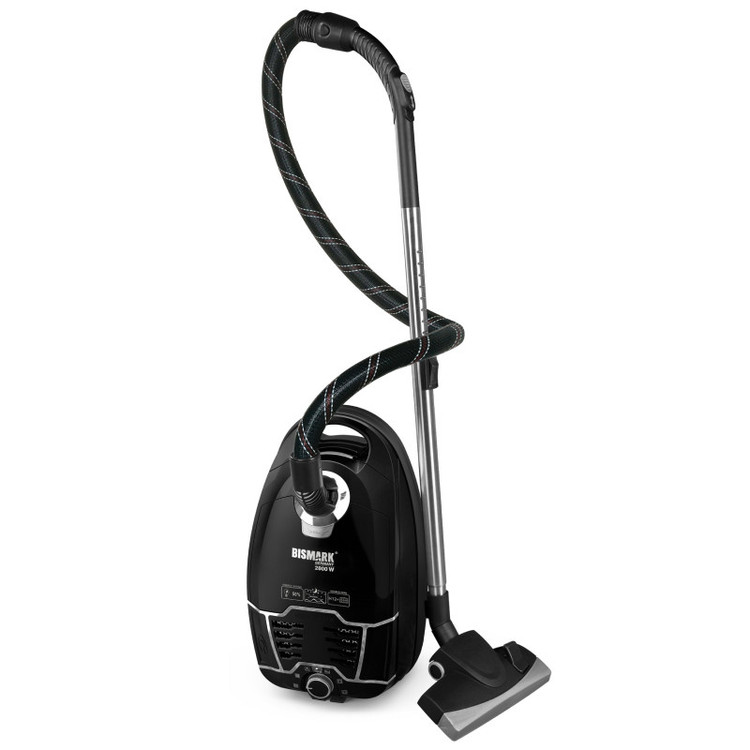 نمای کلی جاروبرقی حرفه ای بیسمارک مدل BM2109 با طراحی مدرن و چرخهای روان