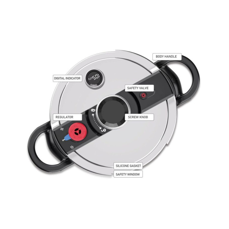 پنل دیجیتال و تایمر هوشمند زودپز بیسمارک BM2248