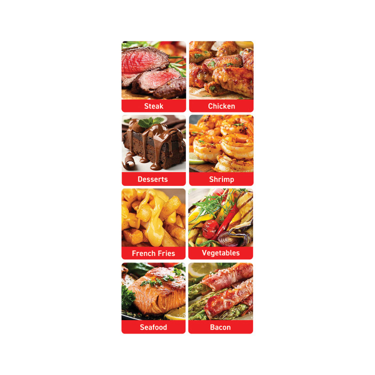 سرخ کن کم روغن بیسمارک با برنامه پخت متنوع