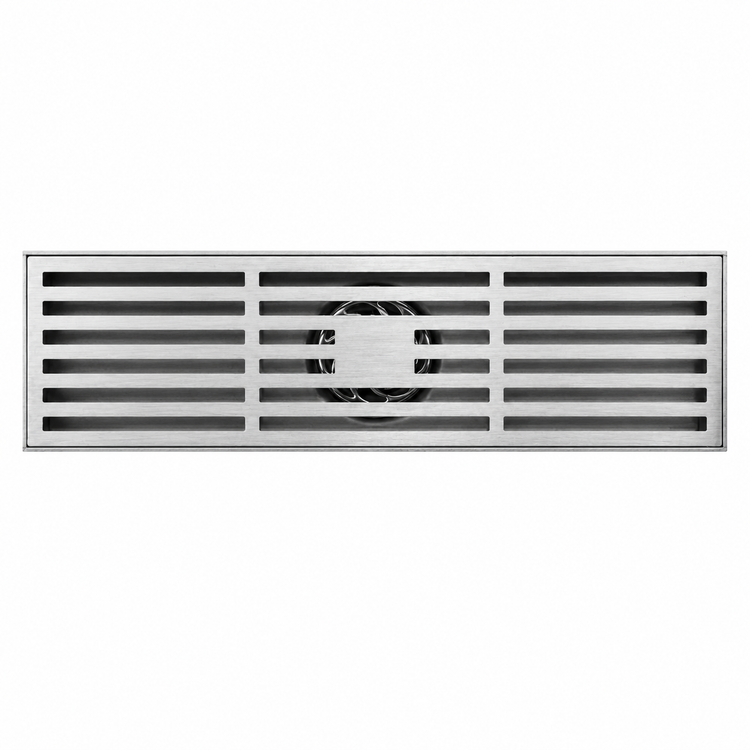 کفشور استیل 304 مدل خطی بریمیکس 8×30 کروم مات