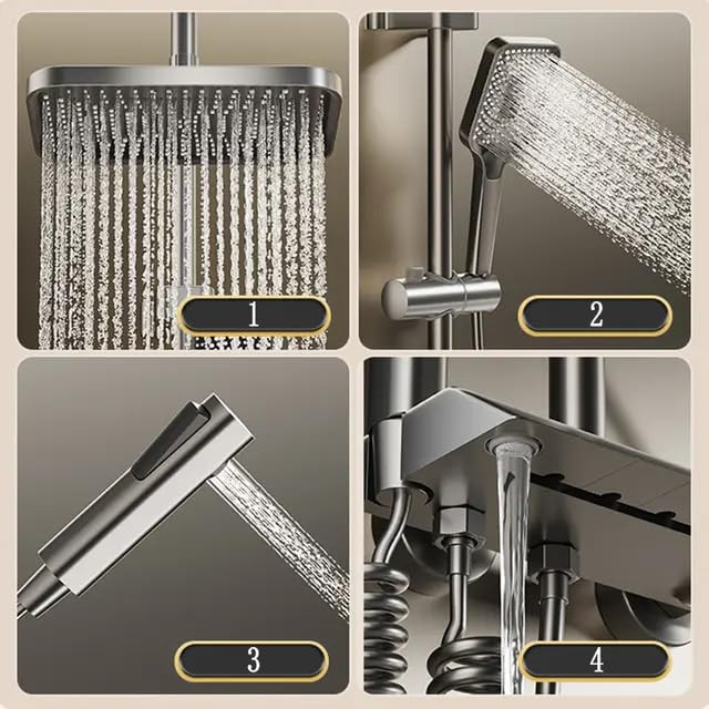 ست شیرآلات استیل ۳۰۴ ضدزنگ مدل SmartHome 304 Set